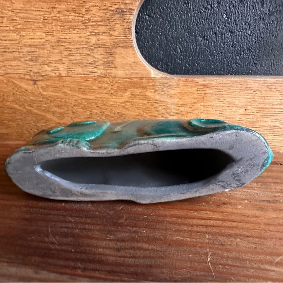 Turquoise Ceramic Cat - Picture 6 of 7